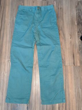Vineyard Vines Boys Green Cotton Pants Size 16 Classic Casual